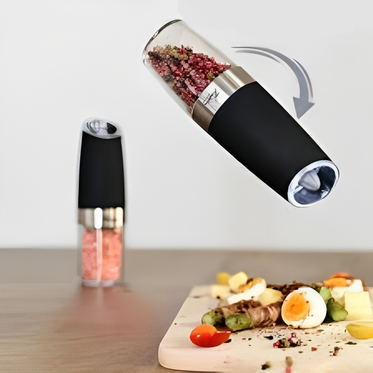 One-Hand Electric Salt & Pepper Grinders (Set of 2)